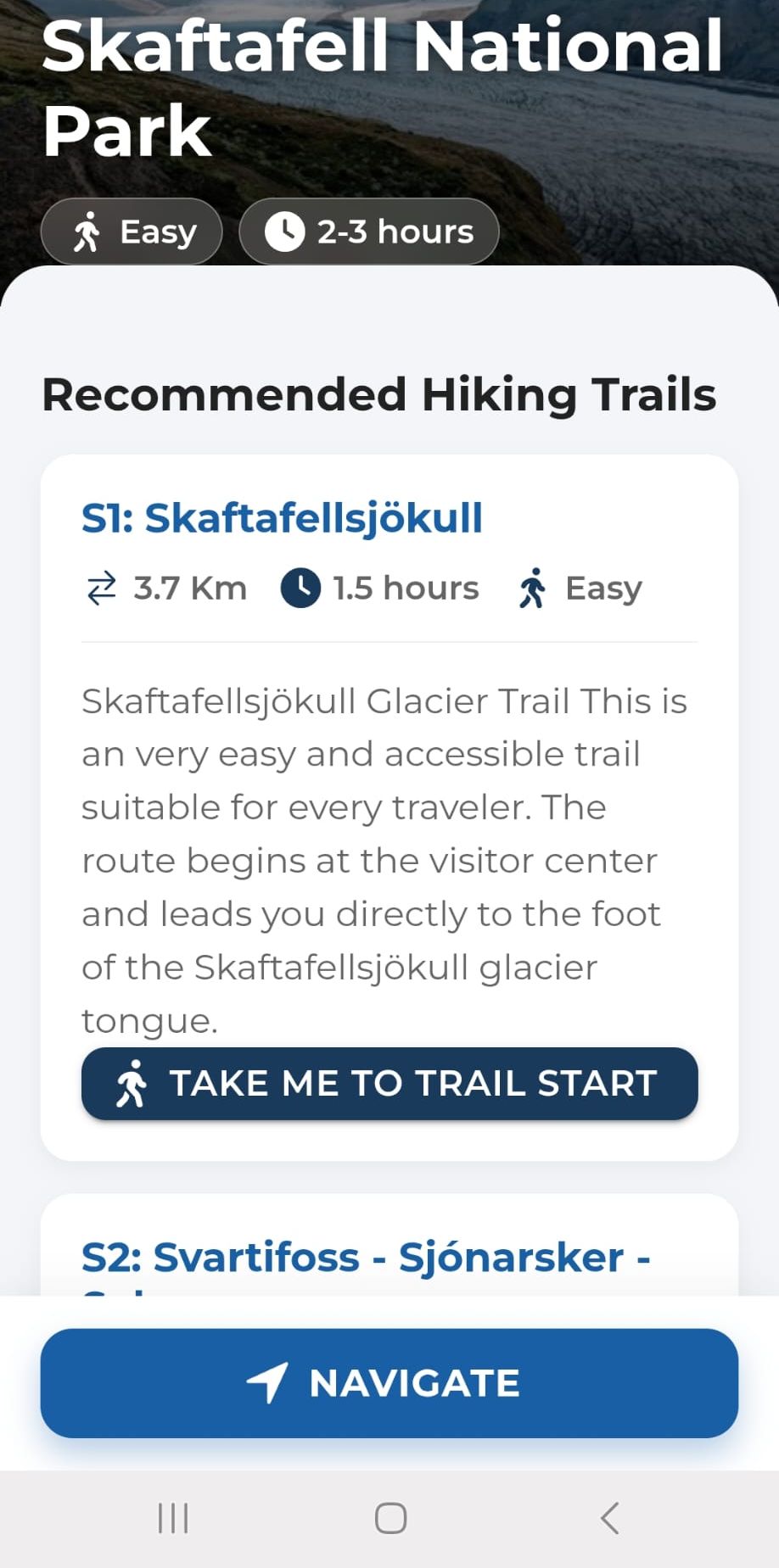 Hiking trails